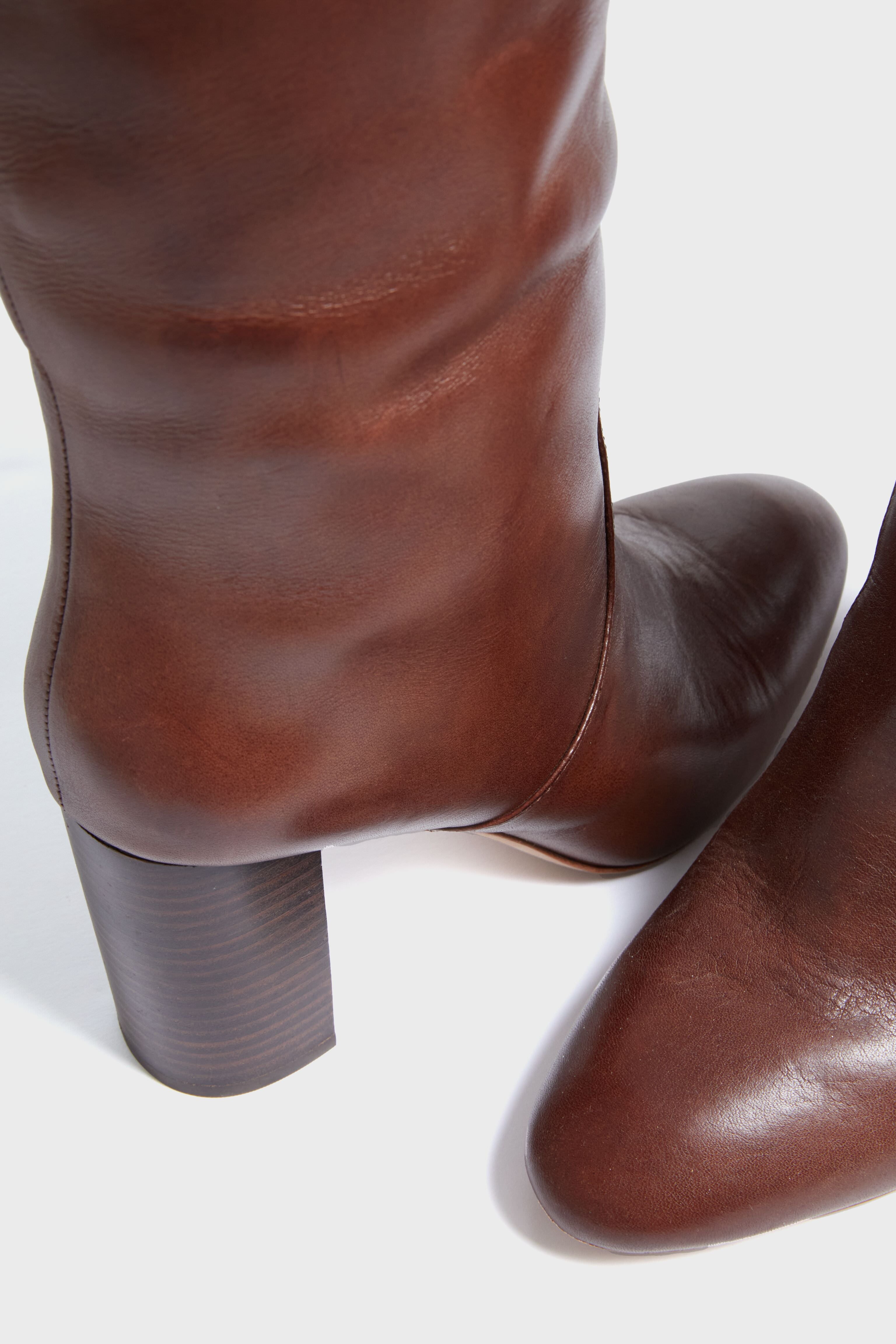 Loeffler Randall Espresso Goldy Tall Boots
