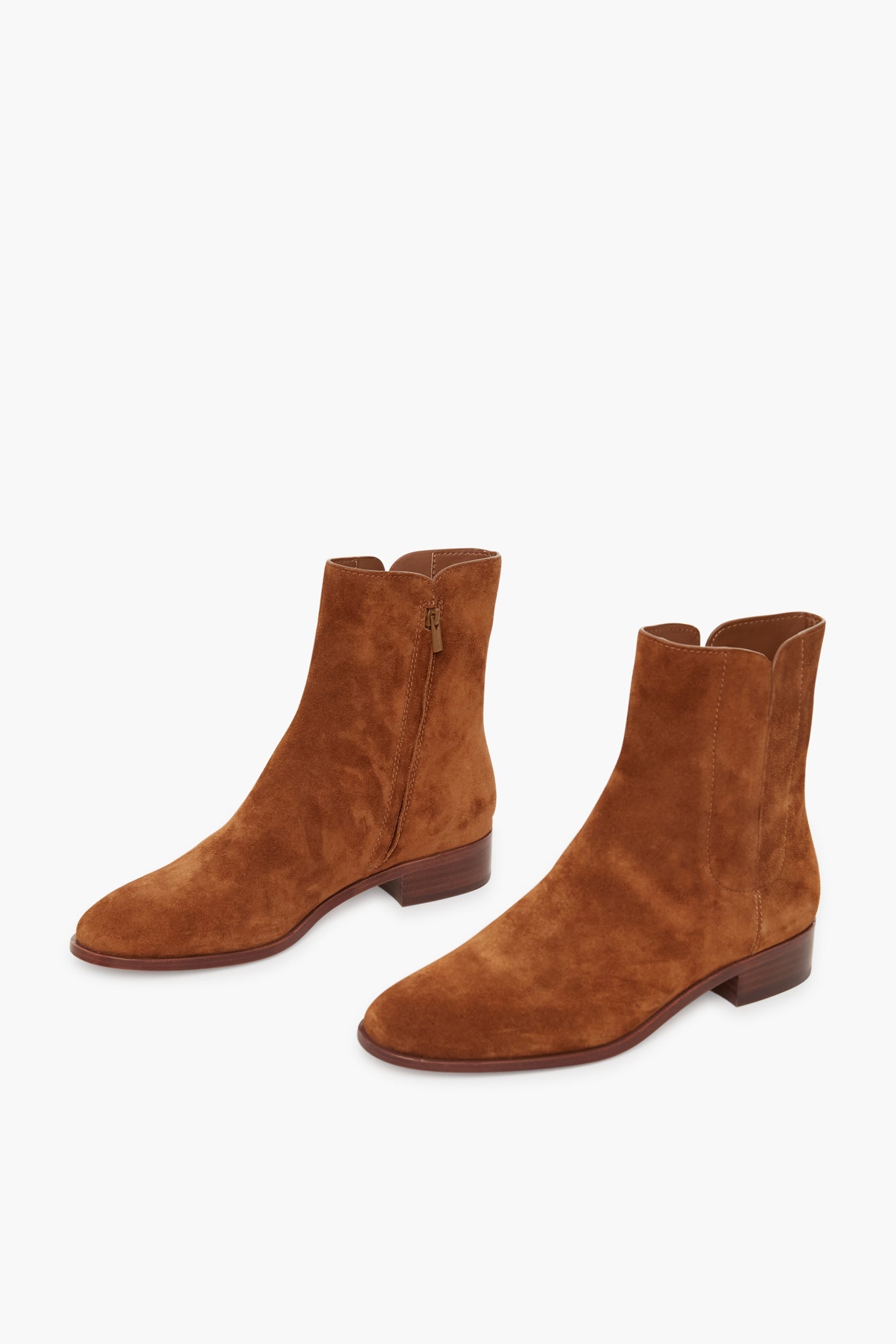 Loeffler Randall Cacao Suede Ronnie Booties