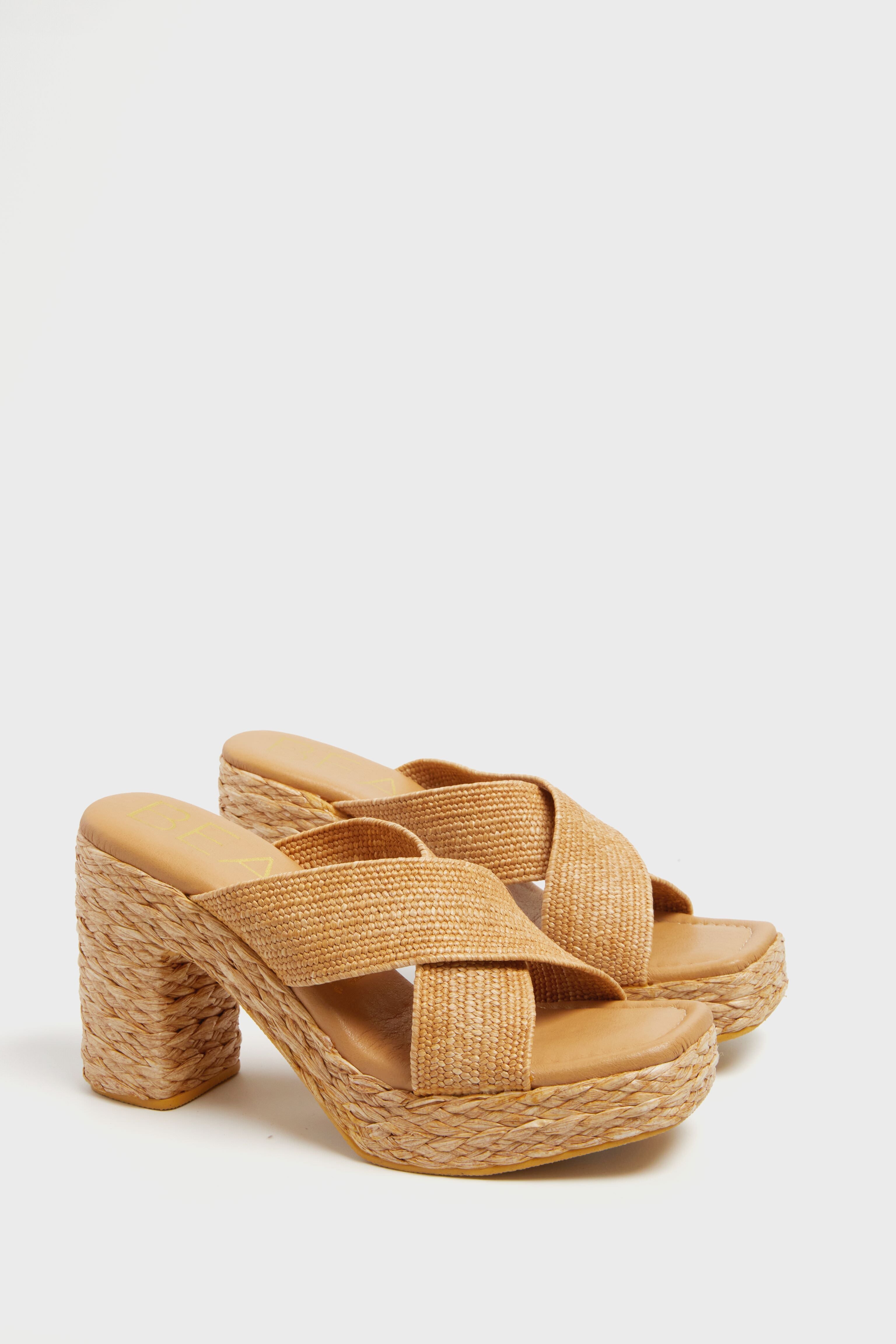 Matisse Cognac Caravan Heels