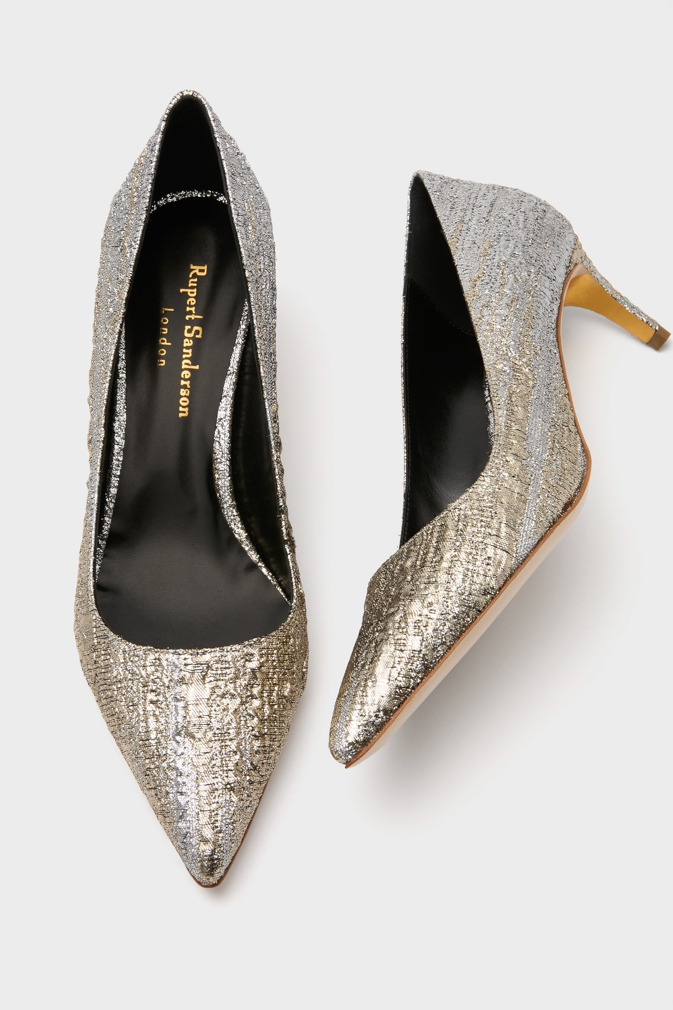  Silver Gold New Nora Heels