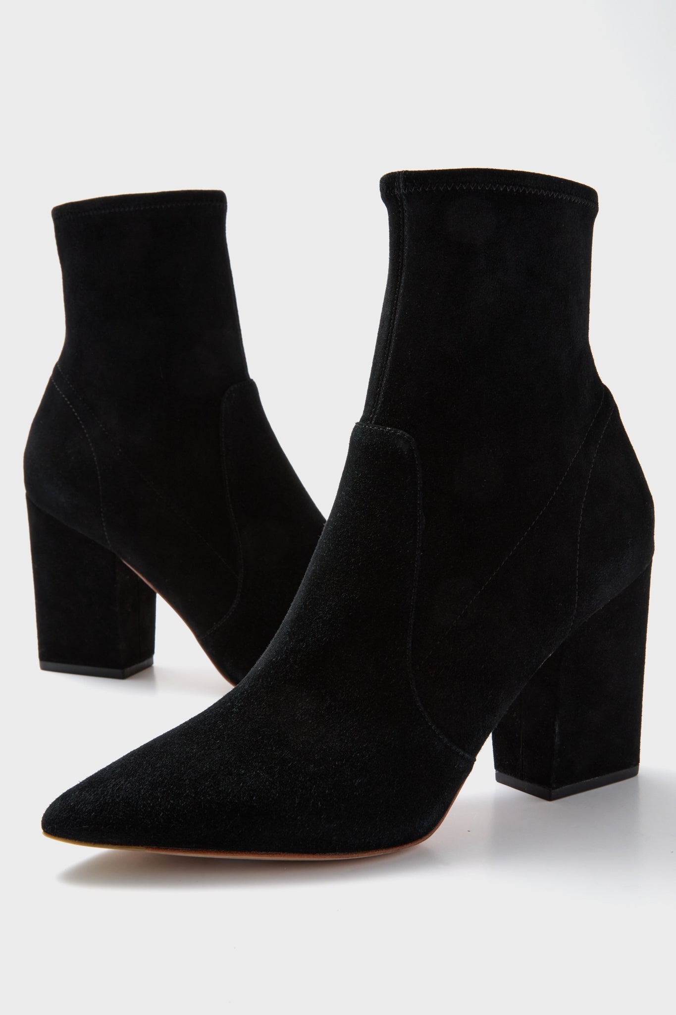 Loeffler Randall Black Isla Slim Ankle Booties