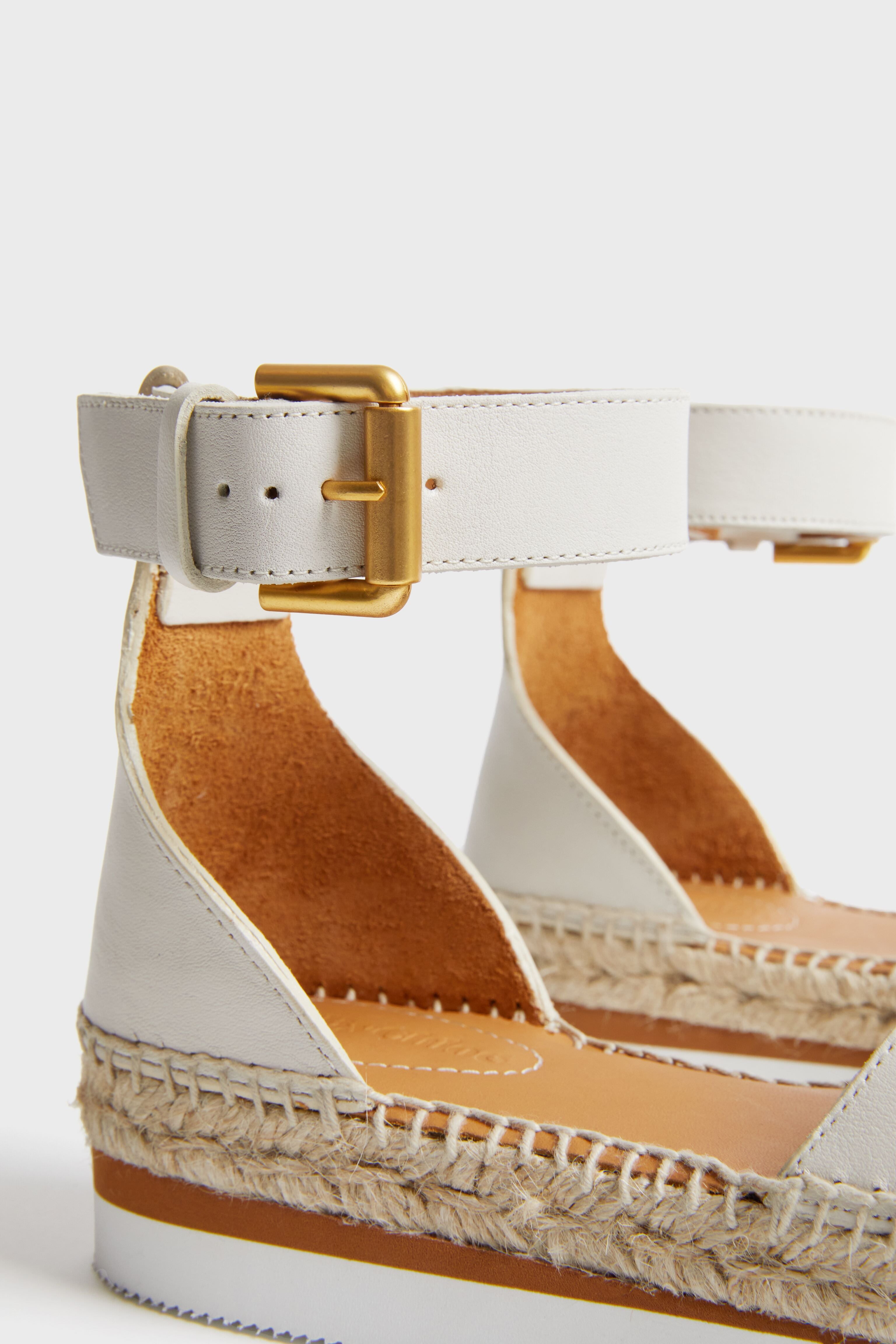 See By Chloé Natural Glyn Closed Toe Espadrilles
