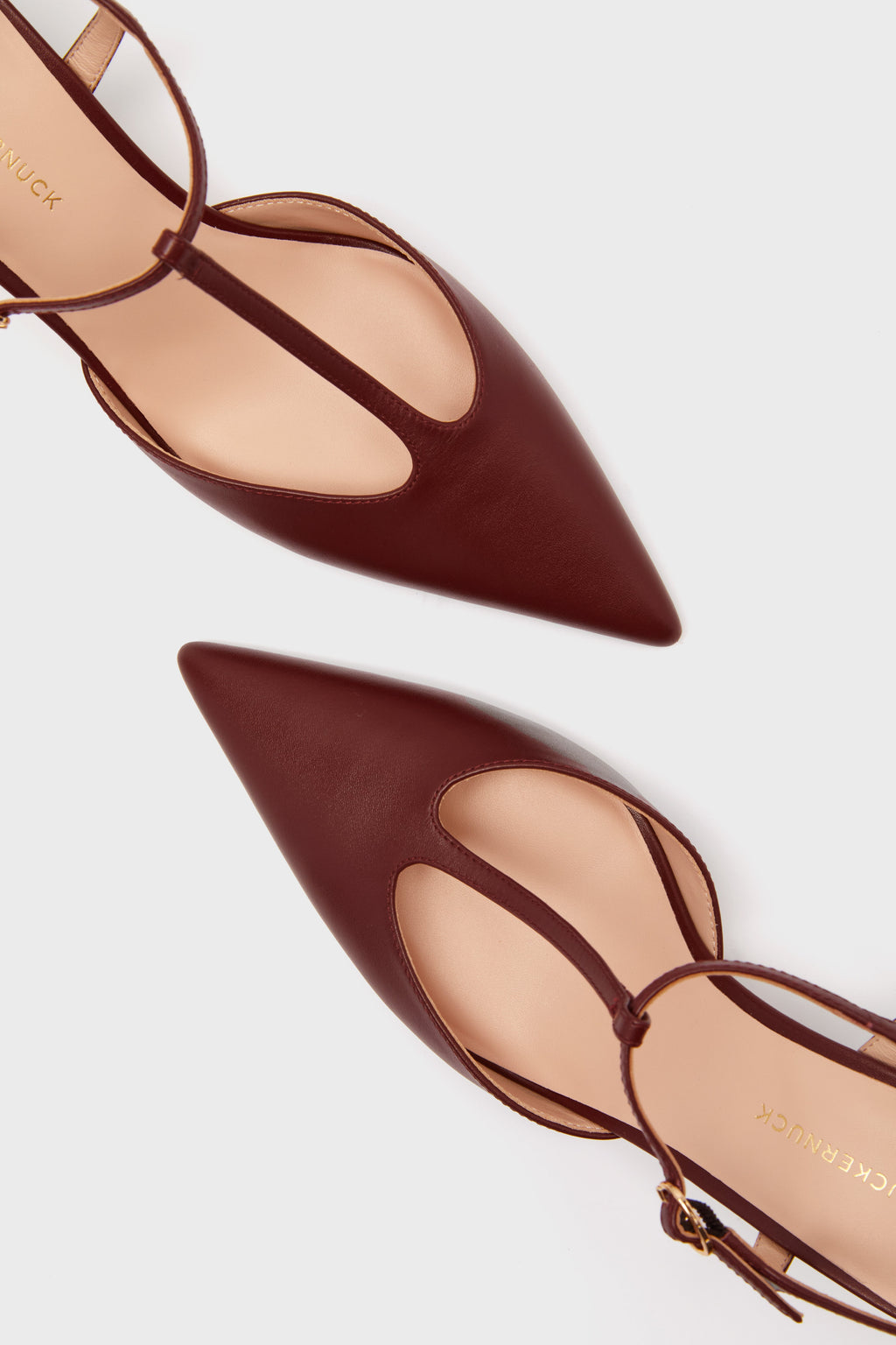  Oxblood Leather Margot Heels