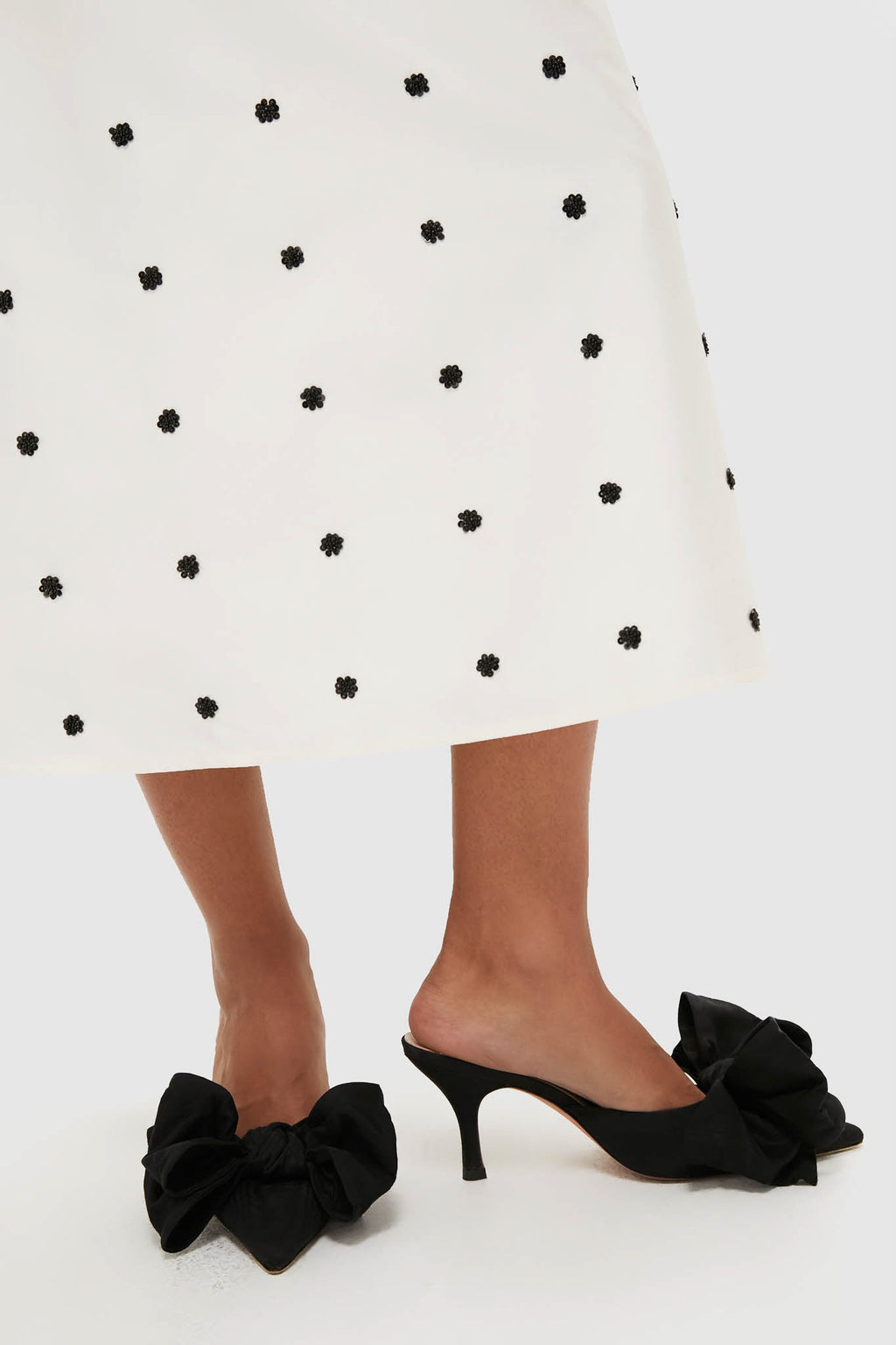 Loeffler Randall Black Margot Bow Heels