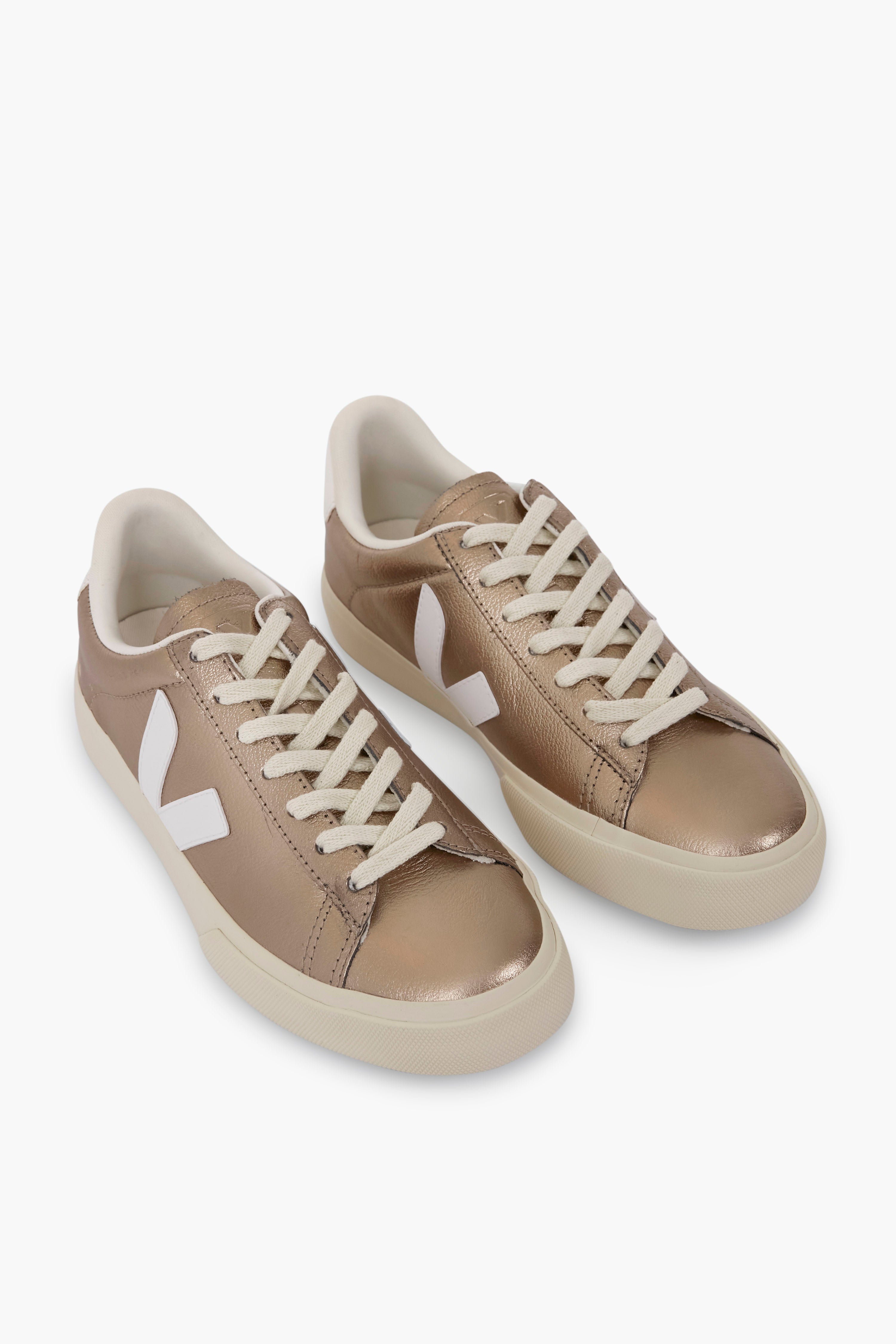 Veja Bronze White Campo Sneakers