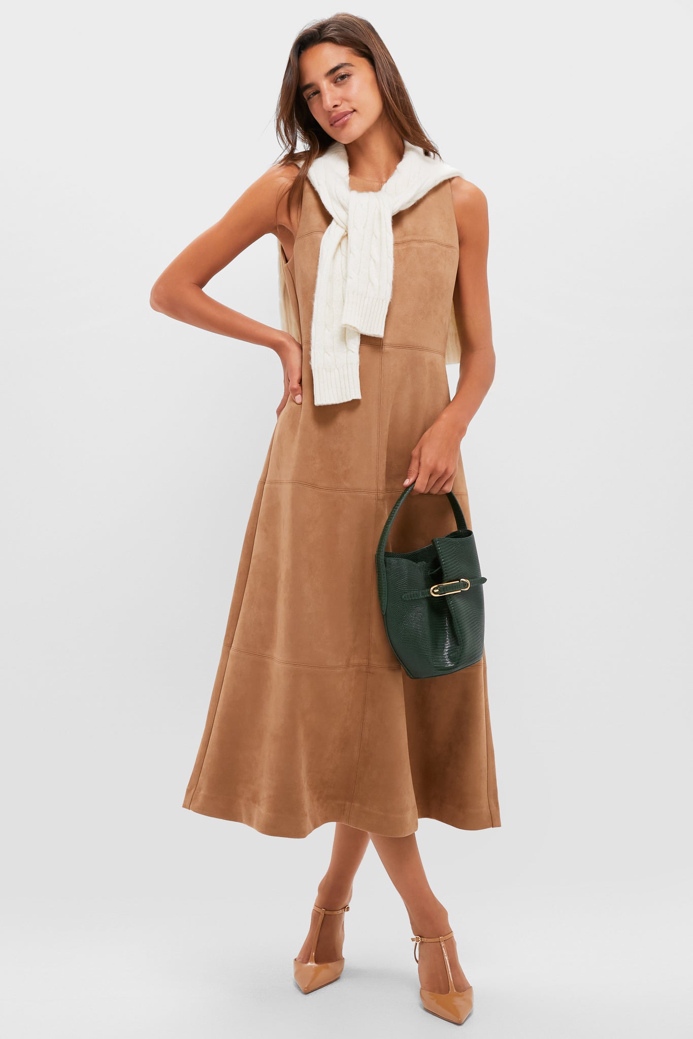  Tan Leather Margot Heels