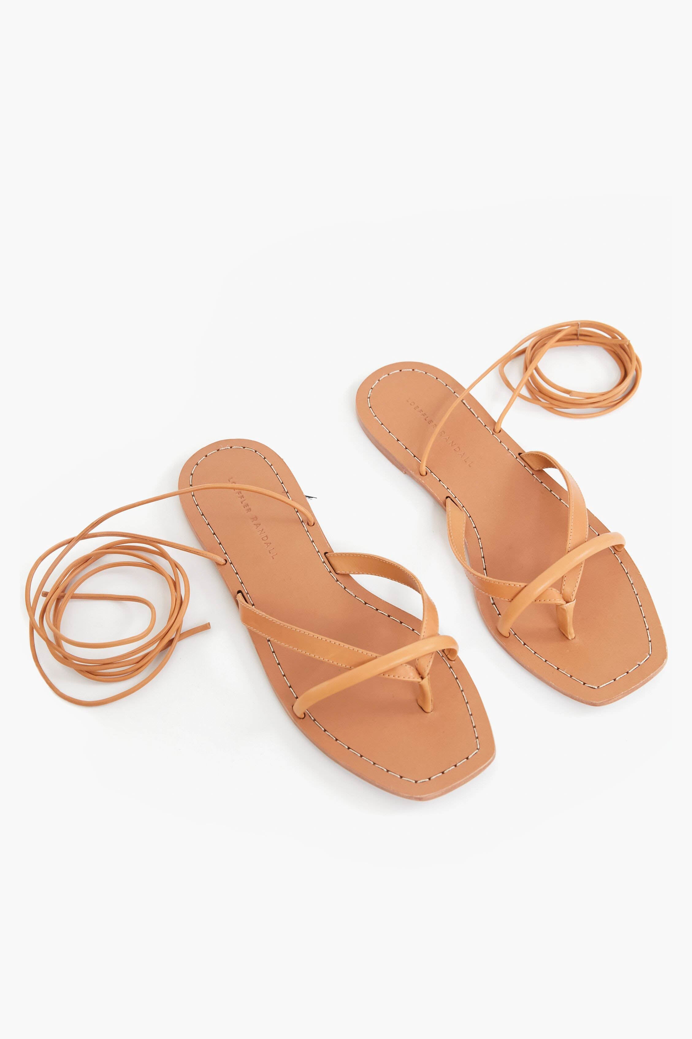 Loeffler Randall Honey Lilla Thong Wrap Sandal