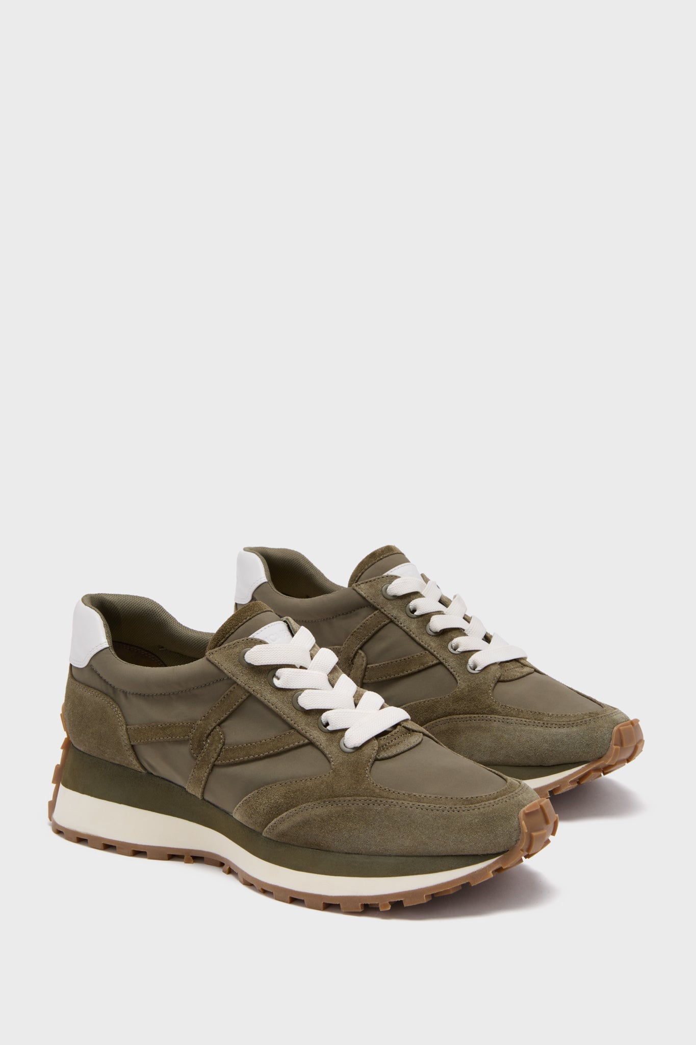 Veronica Beard Stone Army Valentina Nylon Sneakers