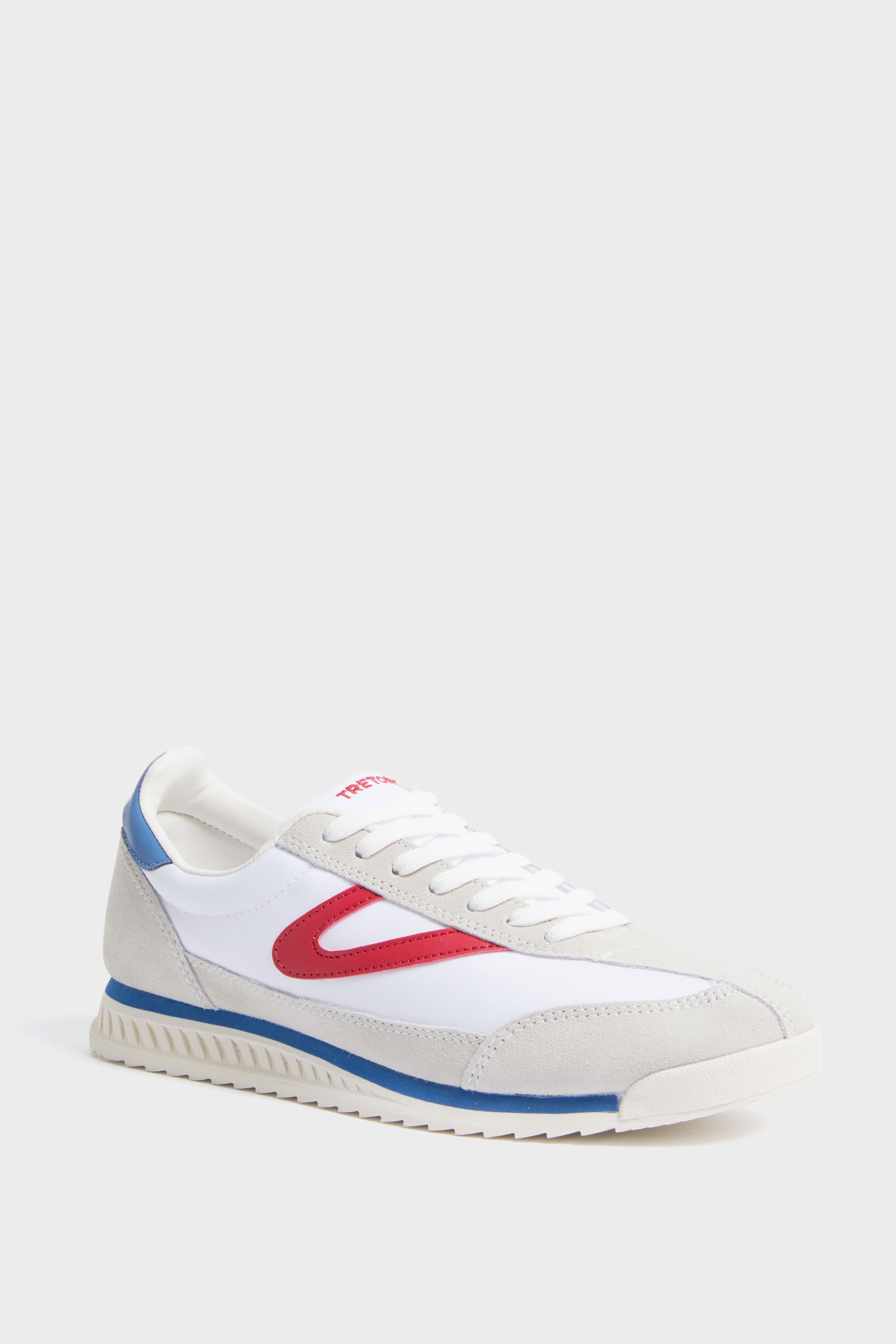 Tretorn Women's Red And Navy Rawlins Sneakers