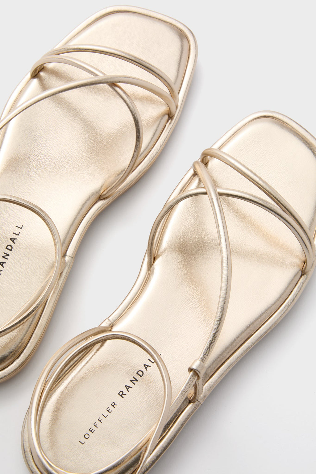 Loeffler Randall Champagne Nappa Noor Sandals