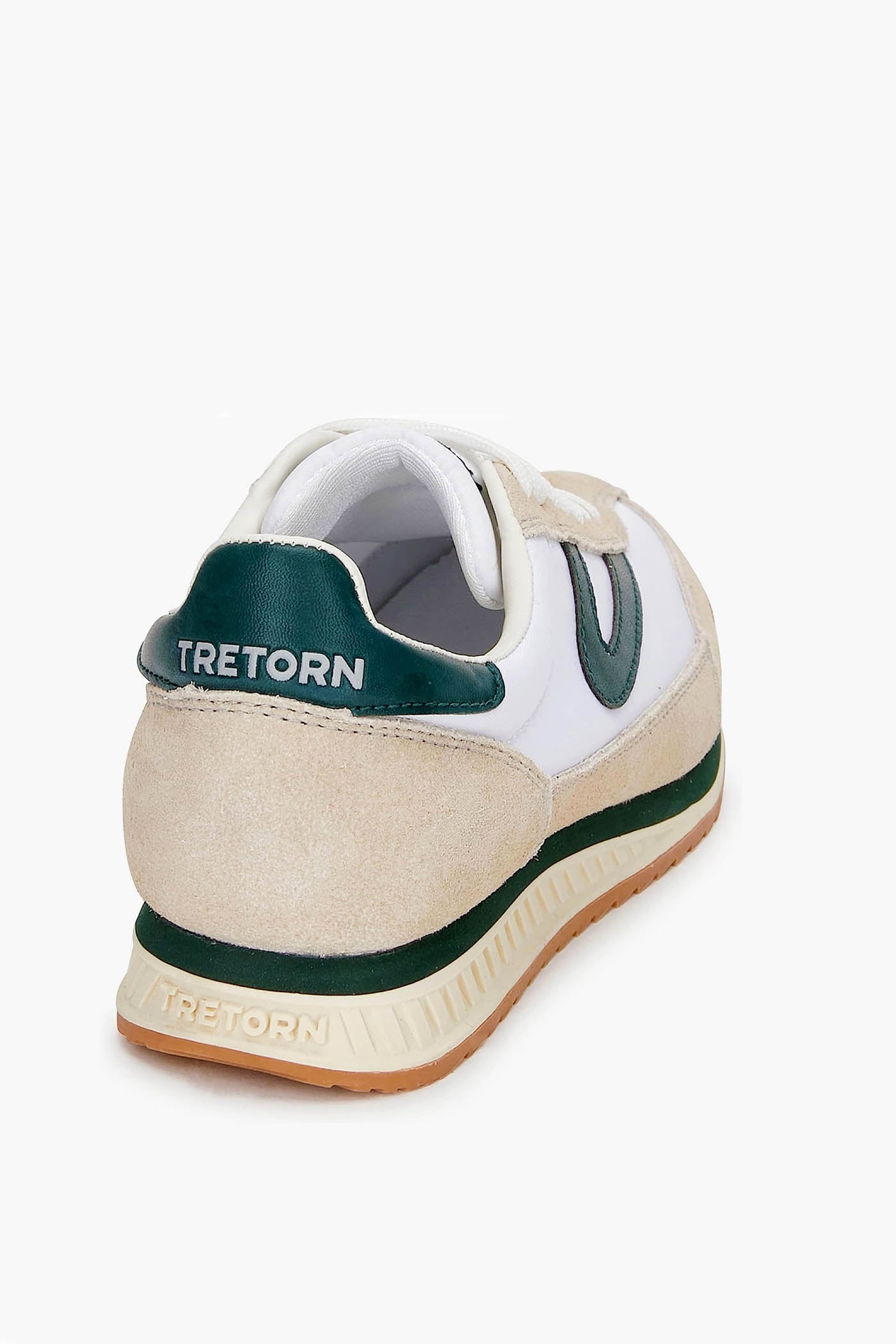 Tretorn White And Green Rawlins Sneakers