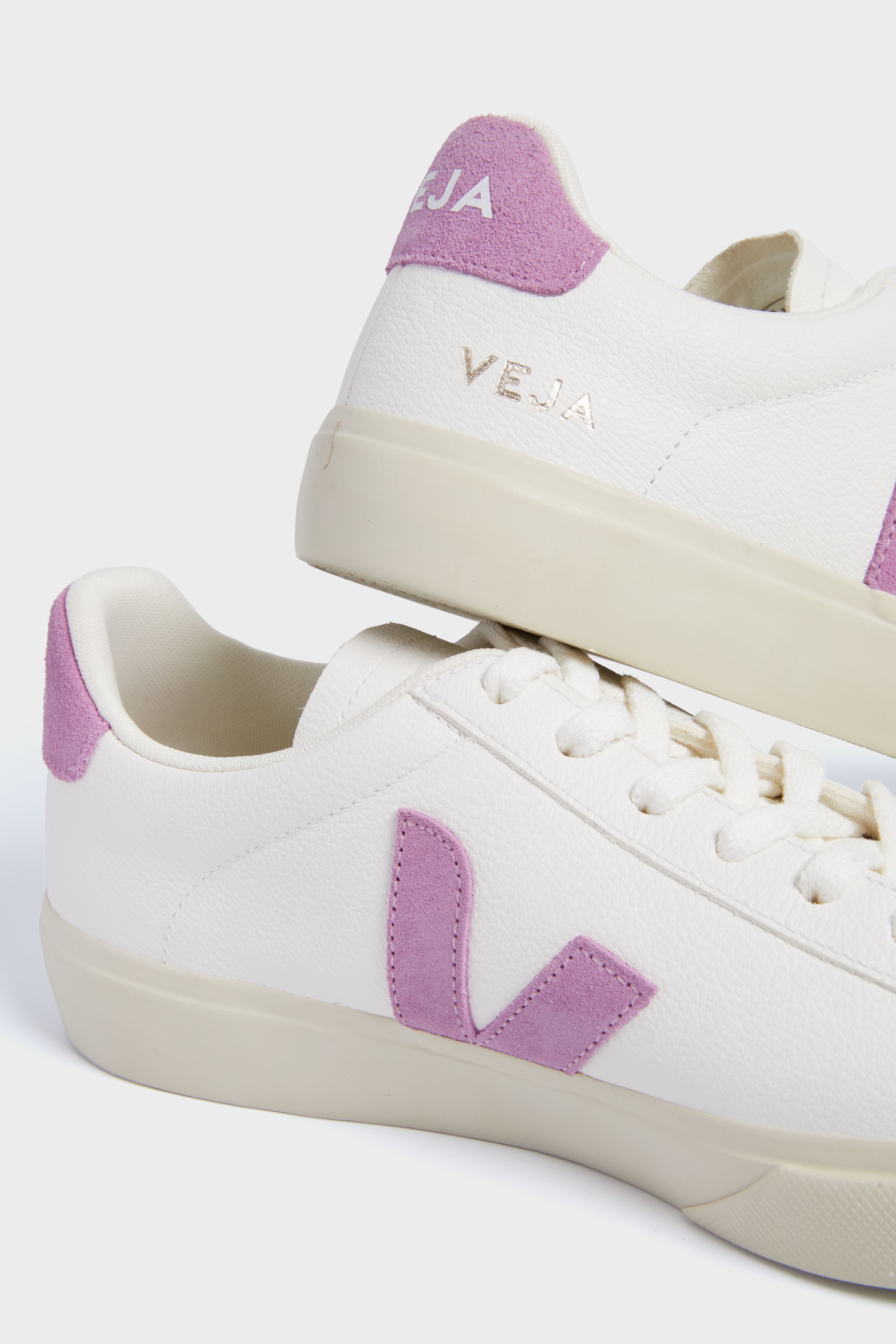 Veja Extra-White Mulberry Campo Sneakers