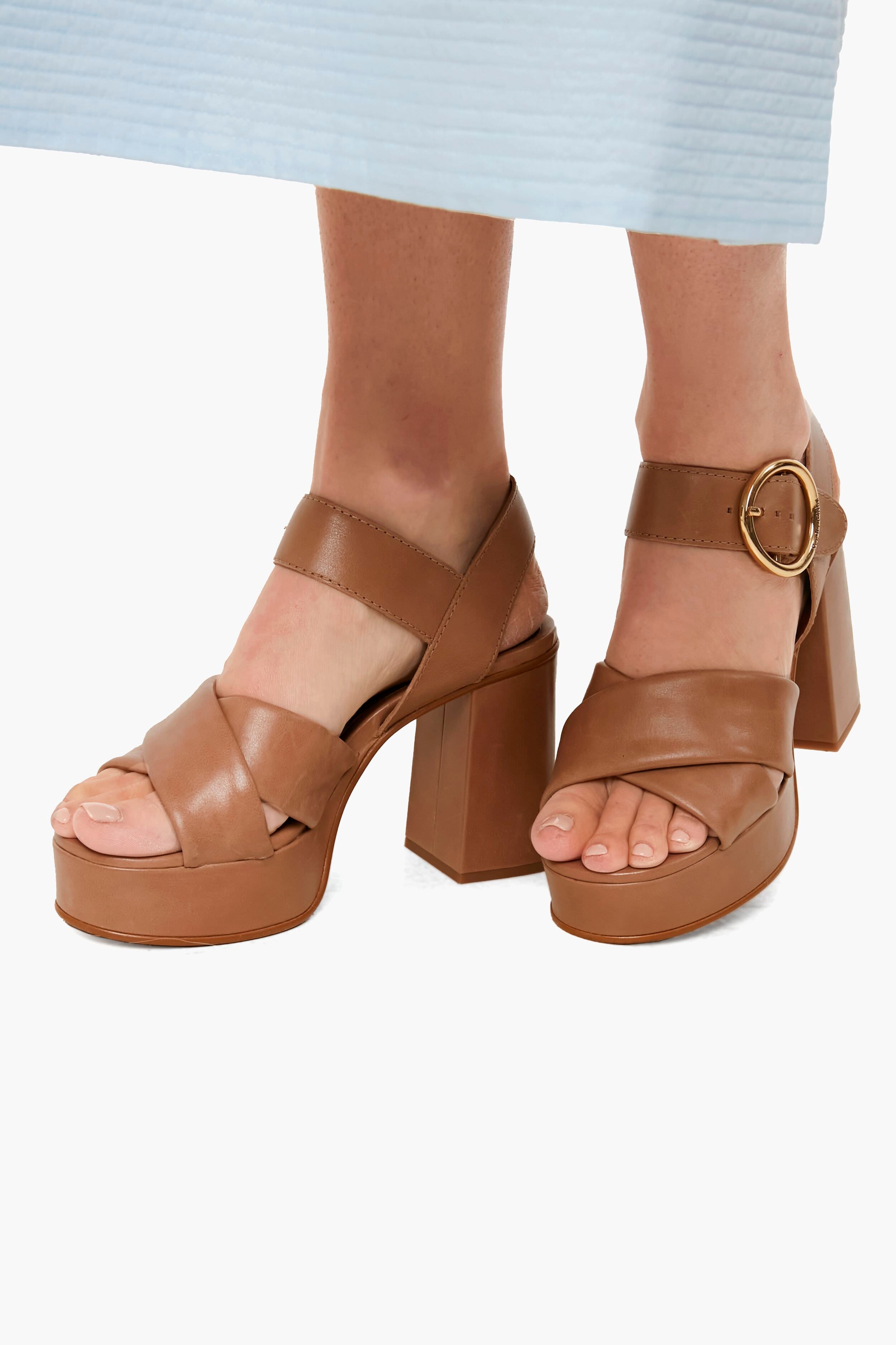 See By Chloé Tan Lyna Heels