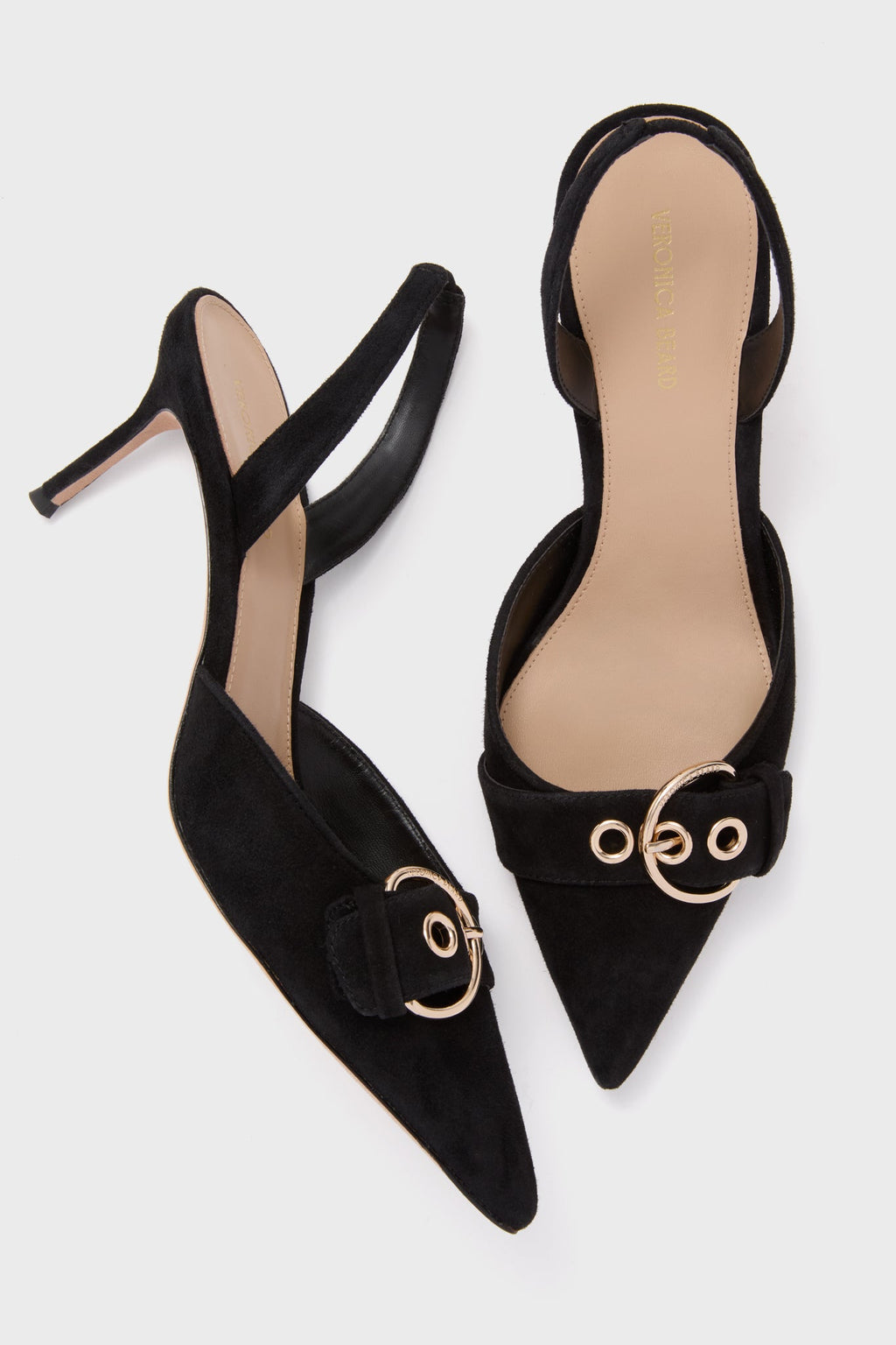 Veronica Beard Black Roxy Heels