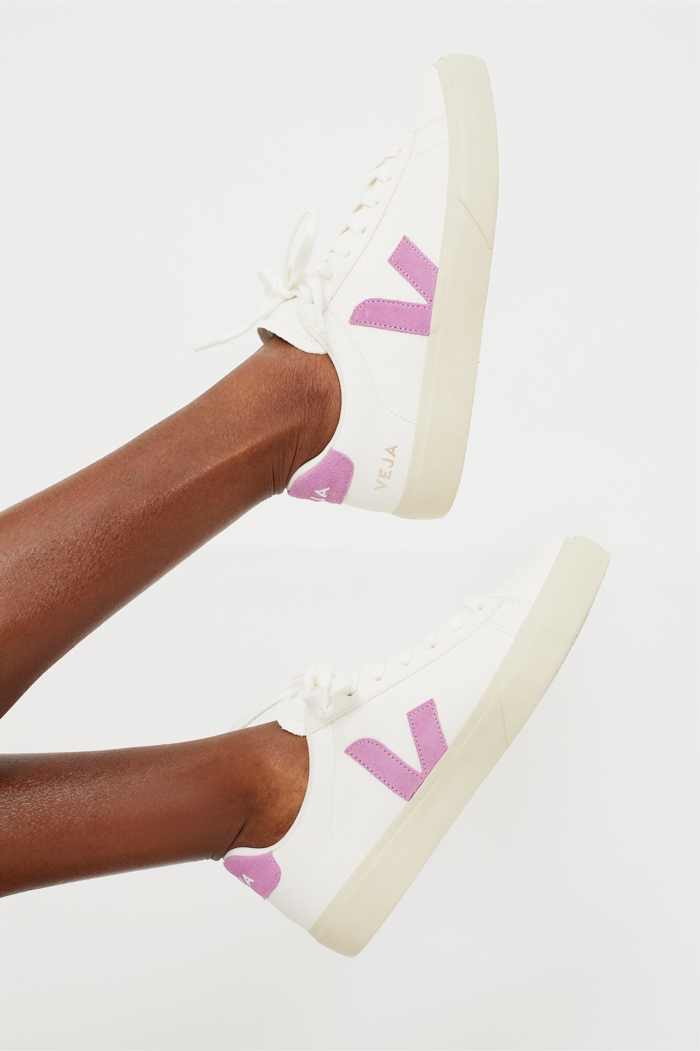 Veja Extra-White Mulberry Campo Sneakers