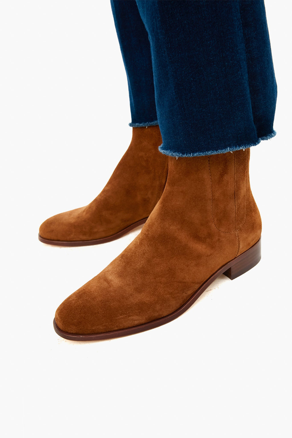 Loeffler Randall Cacao Suede Ronnie Booties