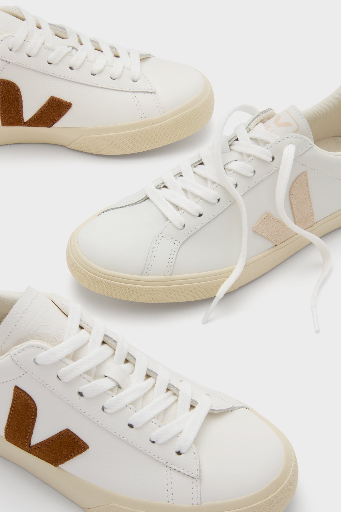 Veja White Cognac Campo Sneakers
