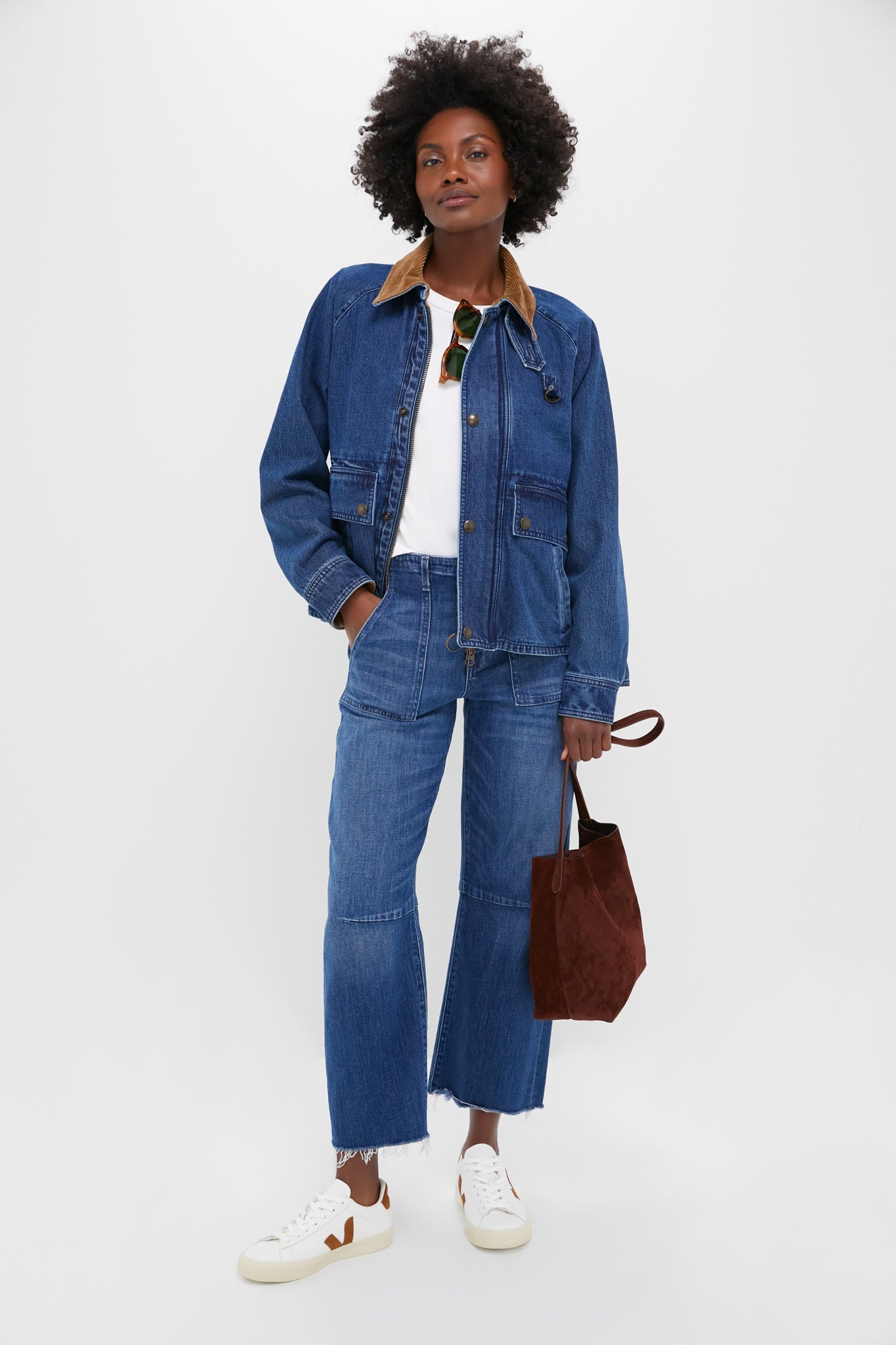 Veja White Cognac Campo Sneakers