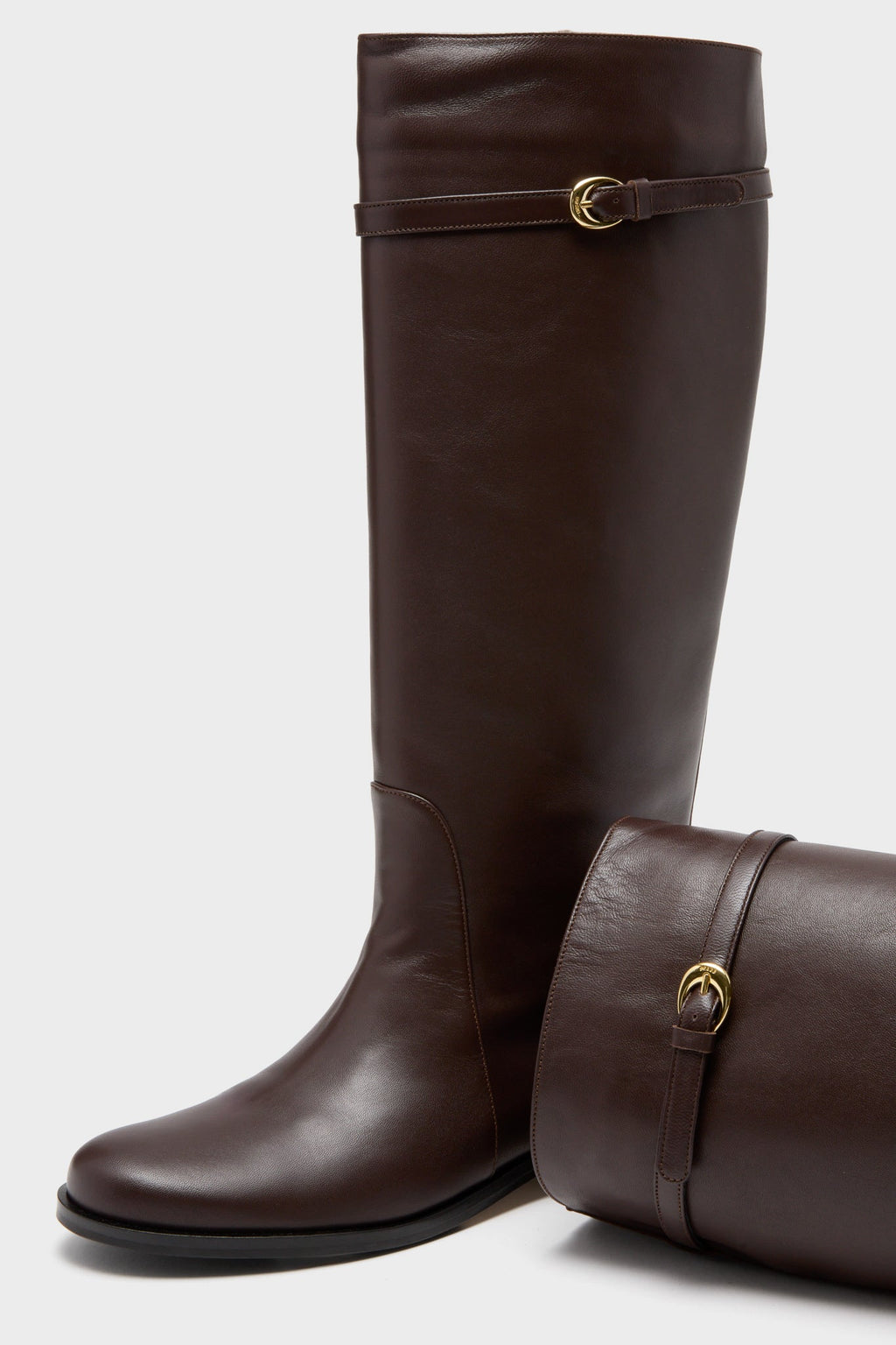 Staud Espresso Harlow Riding Boot