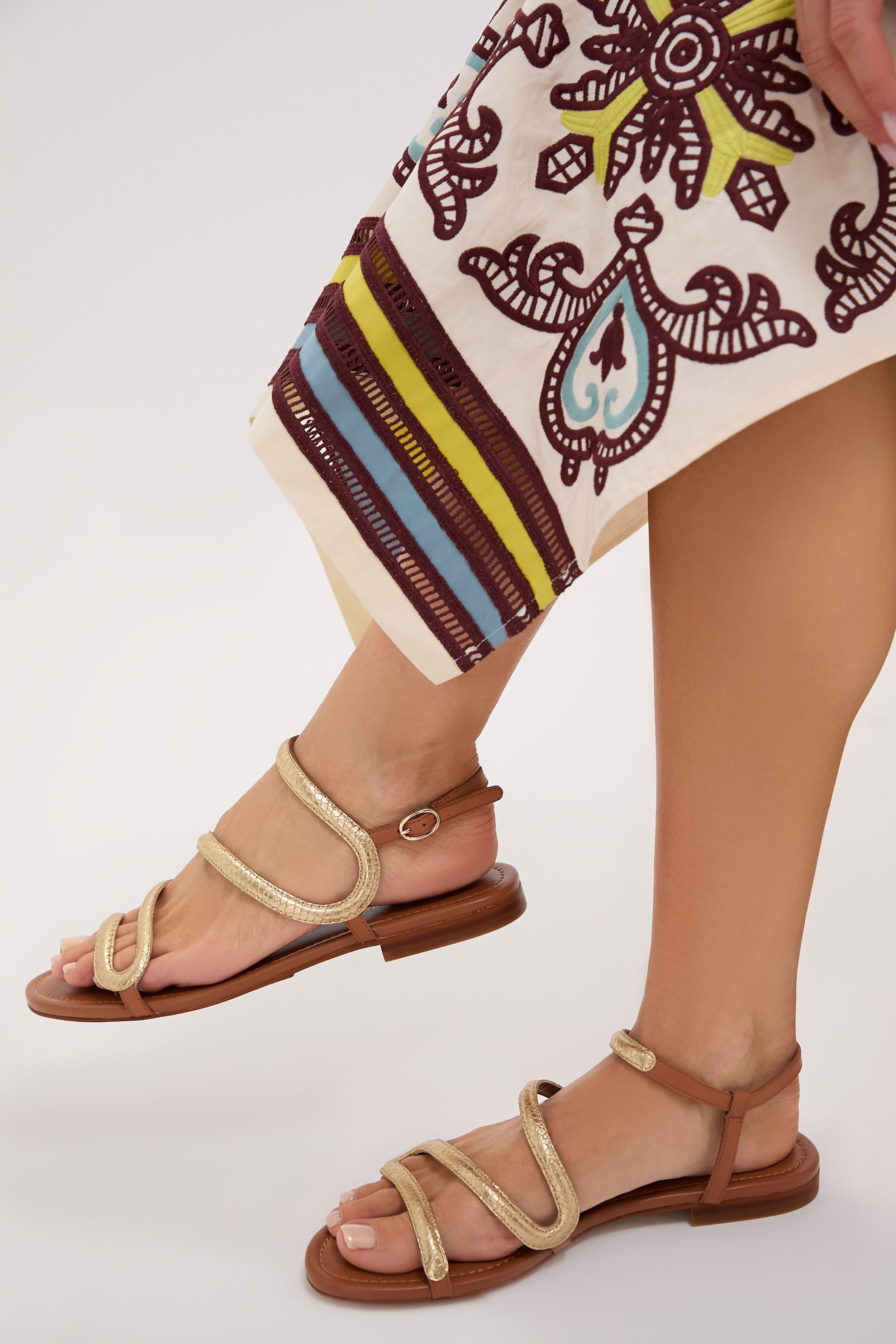  Champagne Lara Sandals