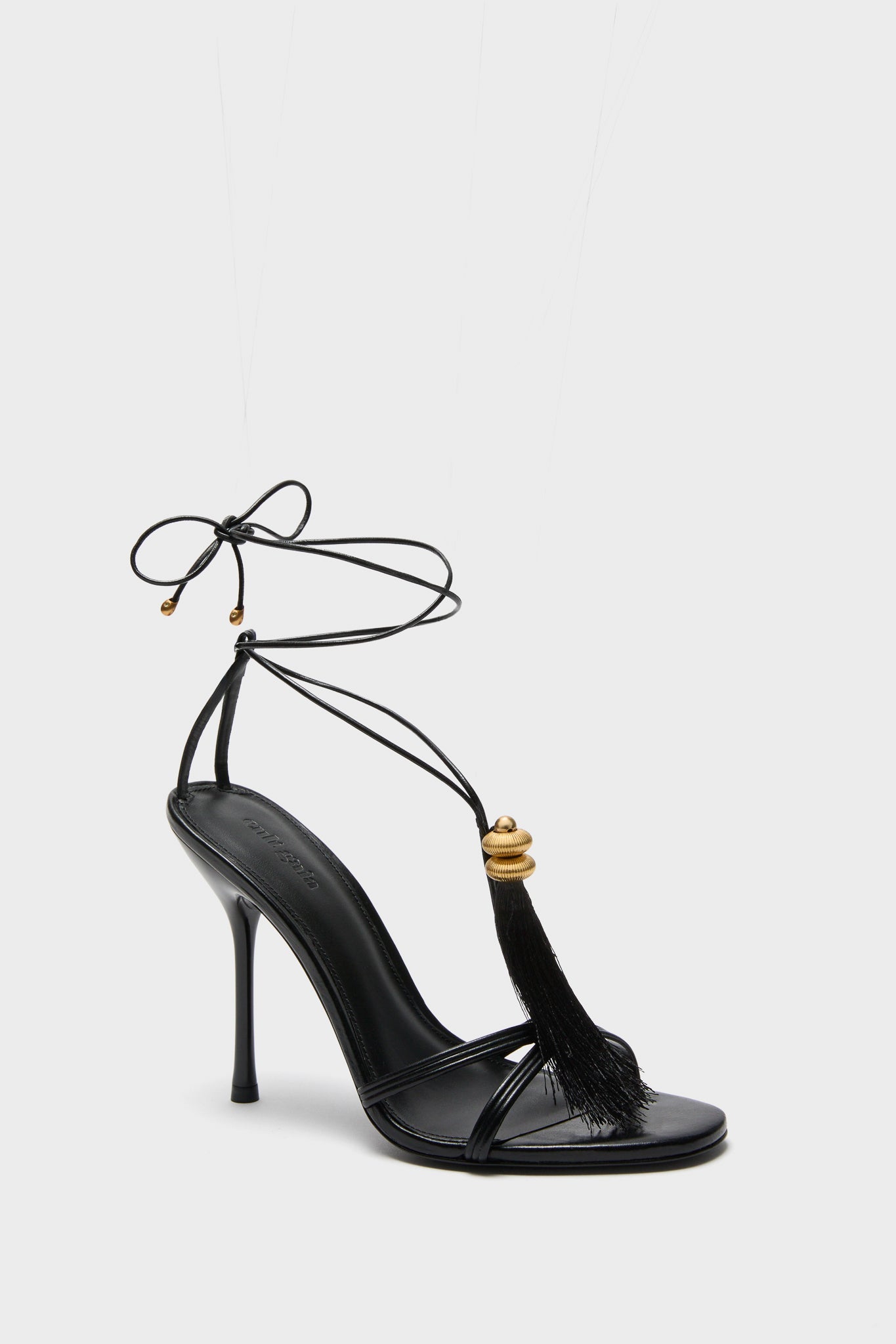 Cult Gaia Black Farah Sandal