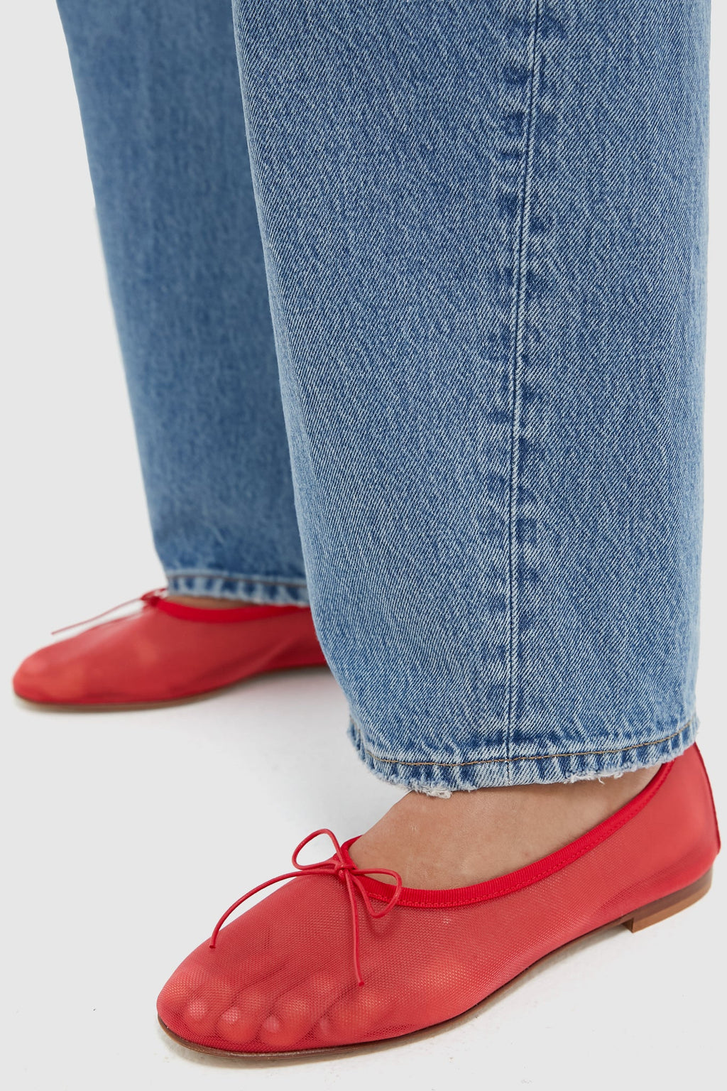 Mansur Gavriel Bright Red Dream Ballerina