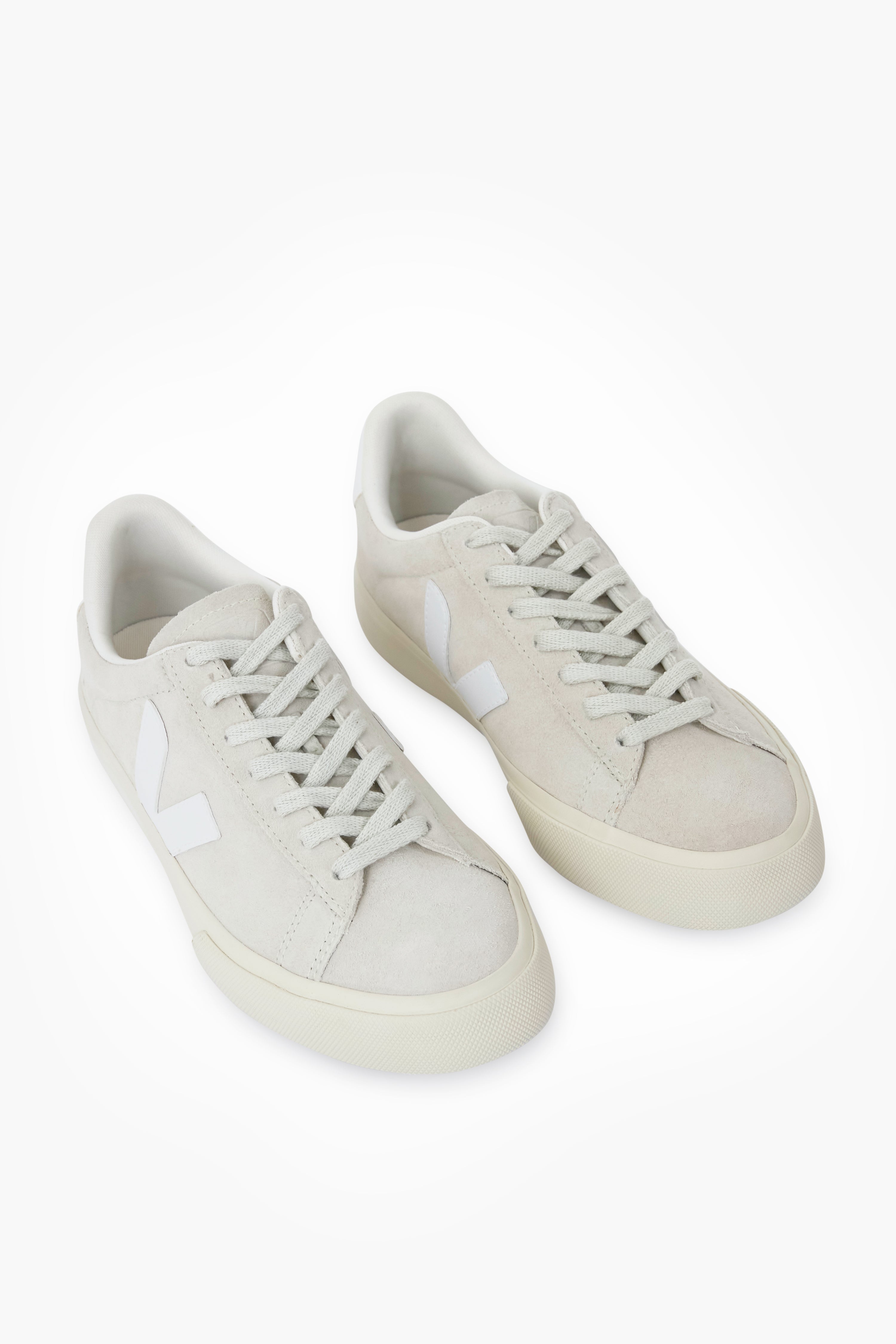 Veja Natural White Suede Campo Sneakers