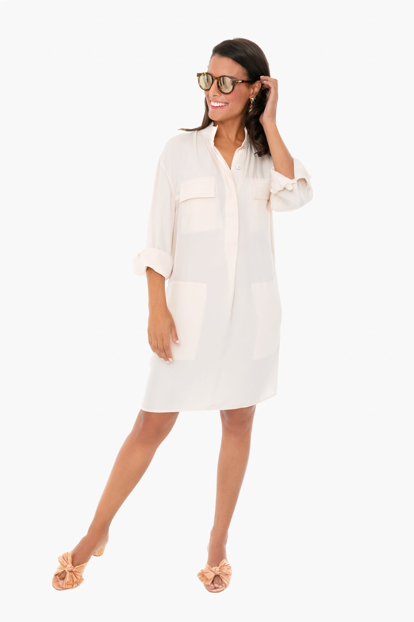 Loeffler Randall Bermuda Emilia Pleated Knot Mules
