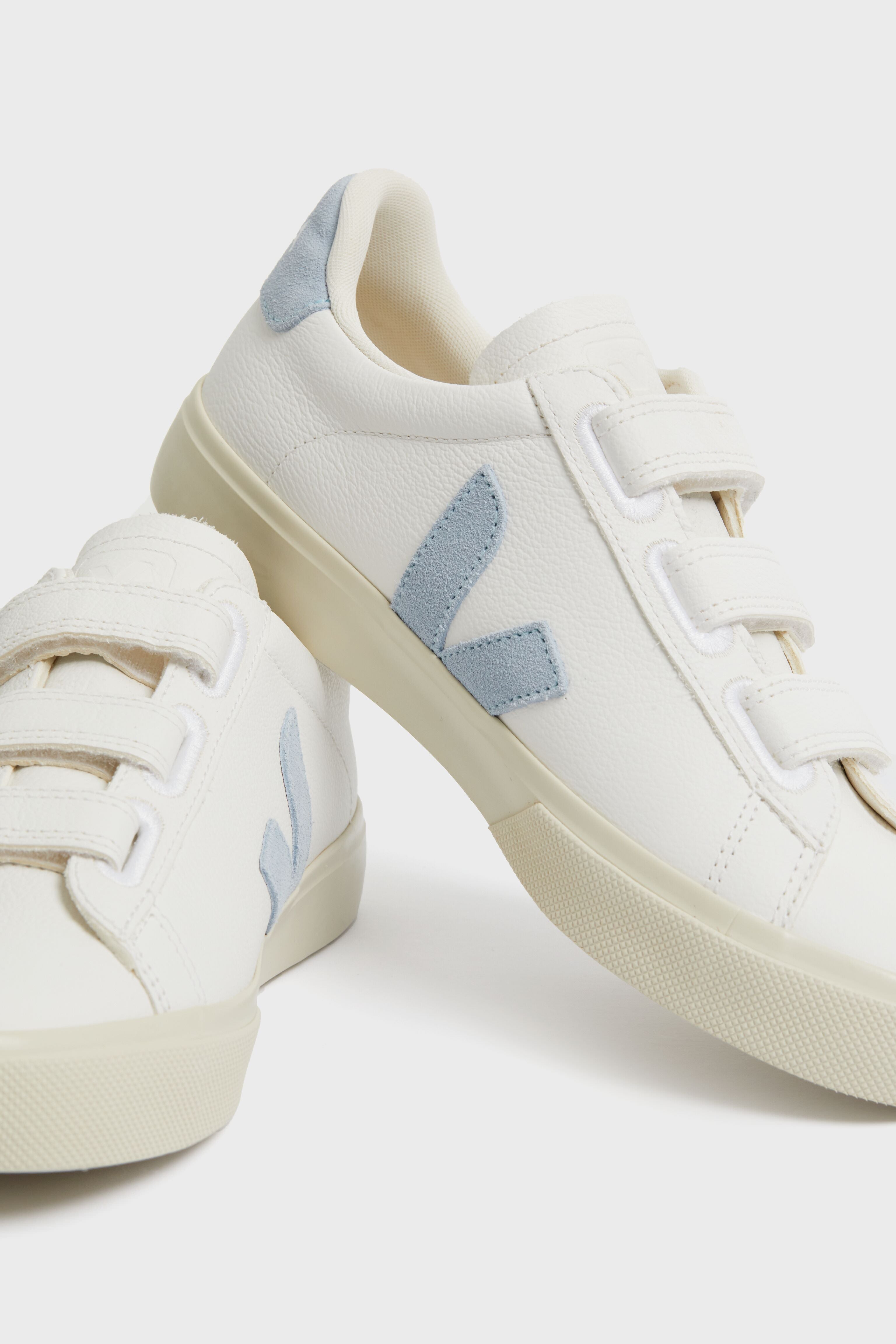 Veja Extra White Steel Blue Recife Logo Sneakers