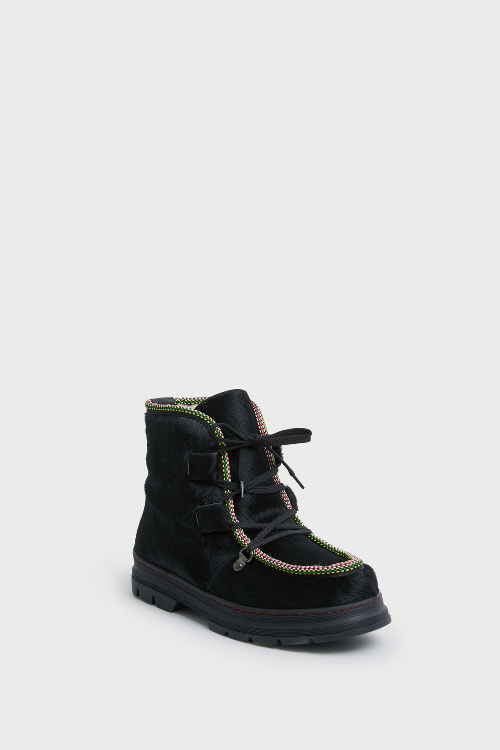  Black Shearling Lined Incredible Pony Boots