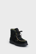  Black Shearling Lined Incredible Pony Boots