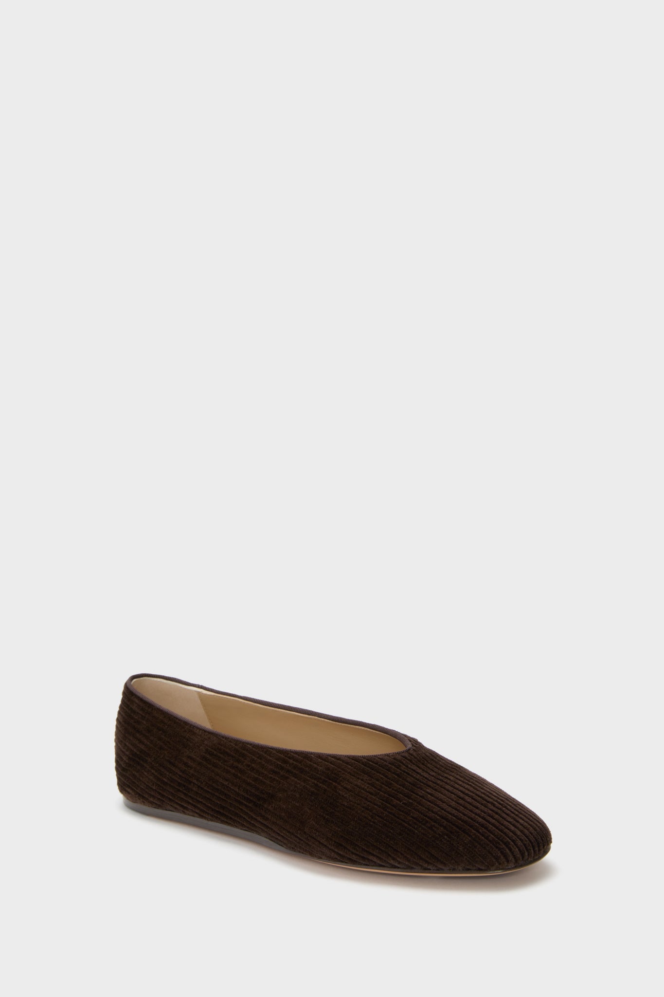  Chocolate Corduroy Regency Slippers