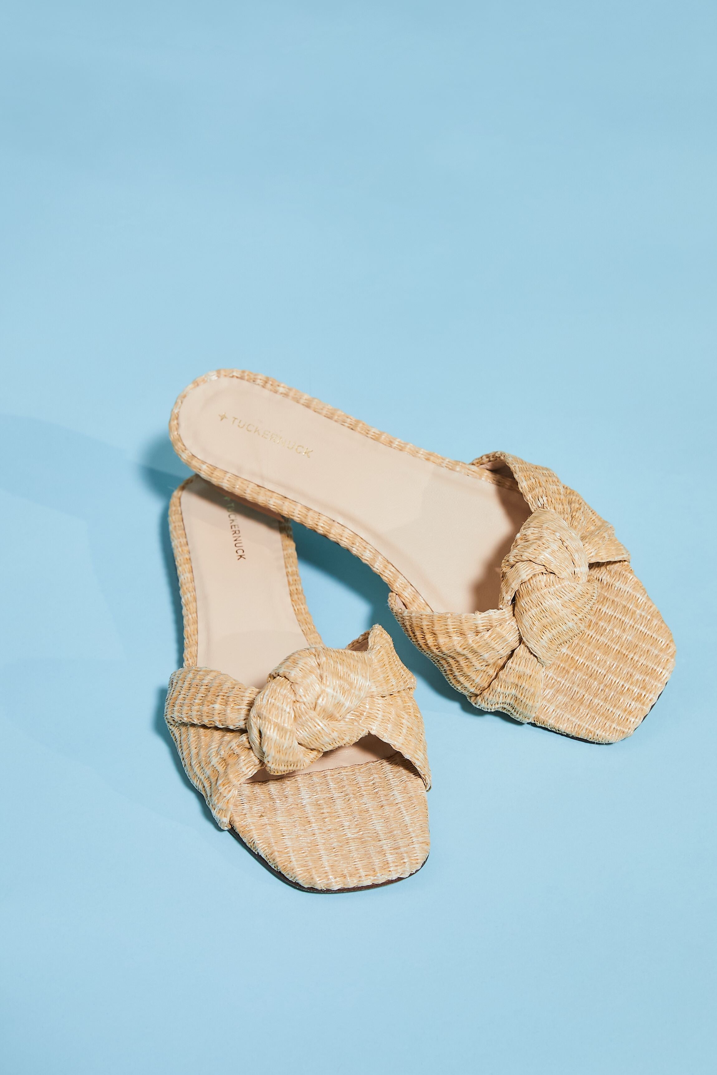  Raffia Brit Sandals