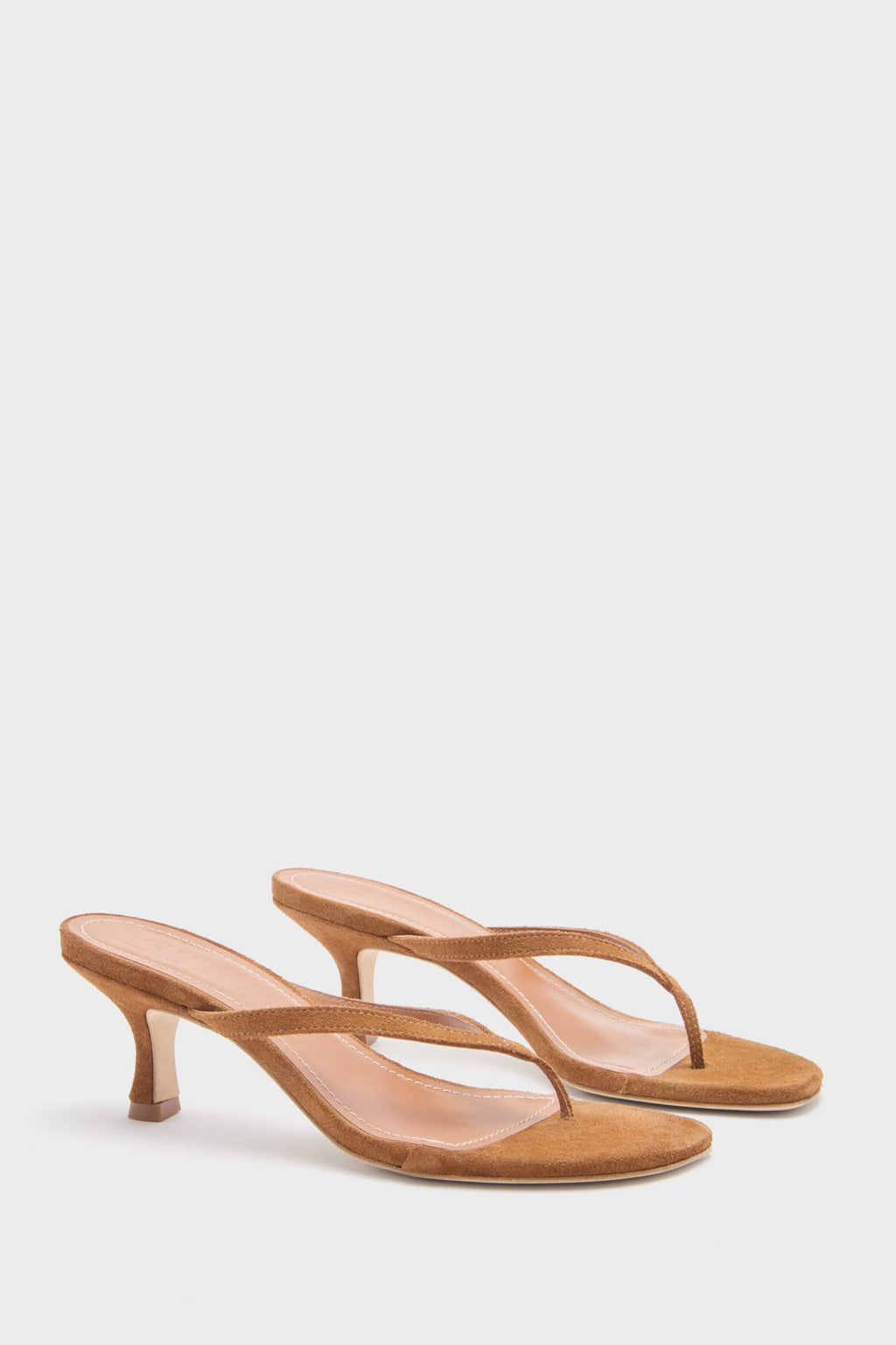 Staud Tan Freja Kitten Heel