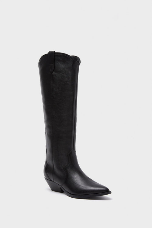  Black Leather Ander Boots